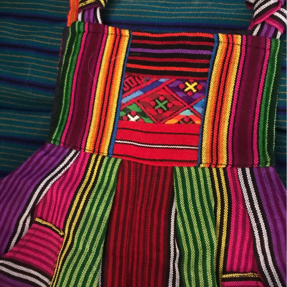 CLEARANCE
Colourful Striped Overalls handmade in Guatemala - Picture 2 of 8